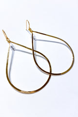 Hammered Hoop Earrings - Viva Diva Boutique