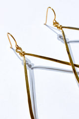 Hammered Hoop Earrings - Viva Diva Boutique